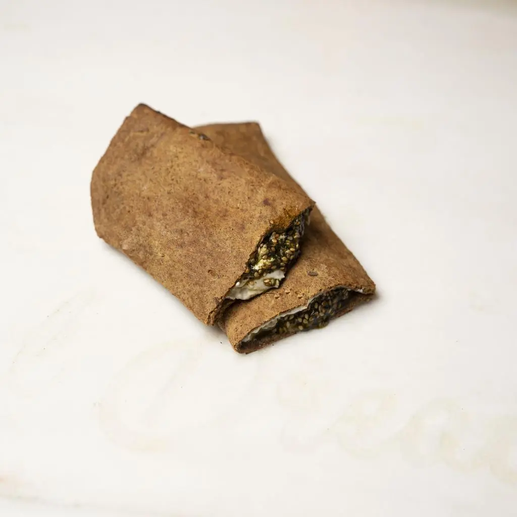 Labneh and Zaatar Red Bread